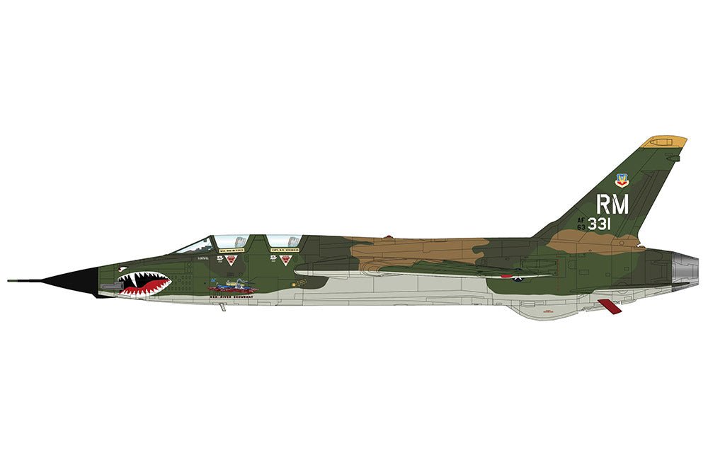 Pre Order Hobby Master HA2523 1:72 F - 105F "Red River Showboat" 63 - 8331, 354 TFS/355 TFW, Takhki RTAFB