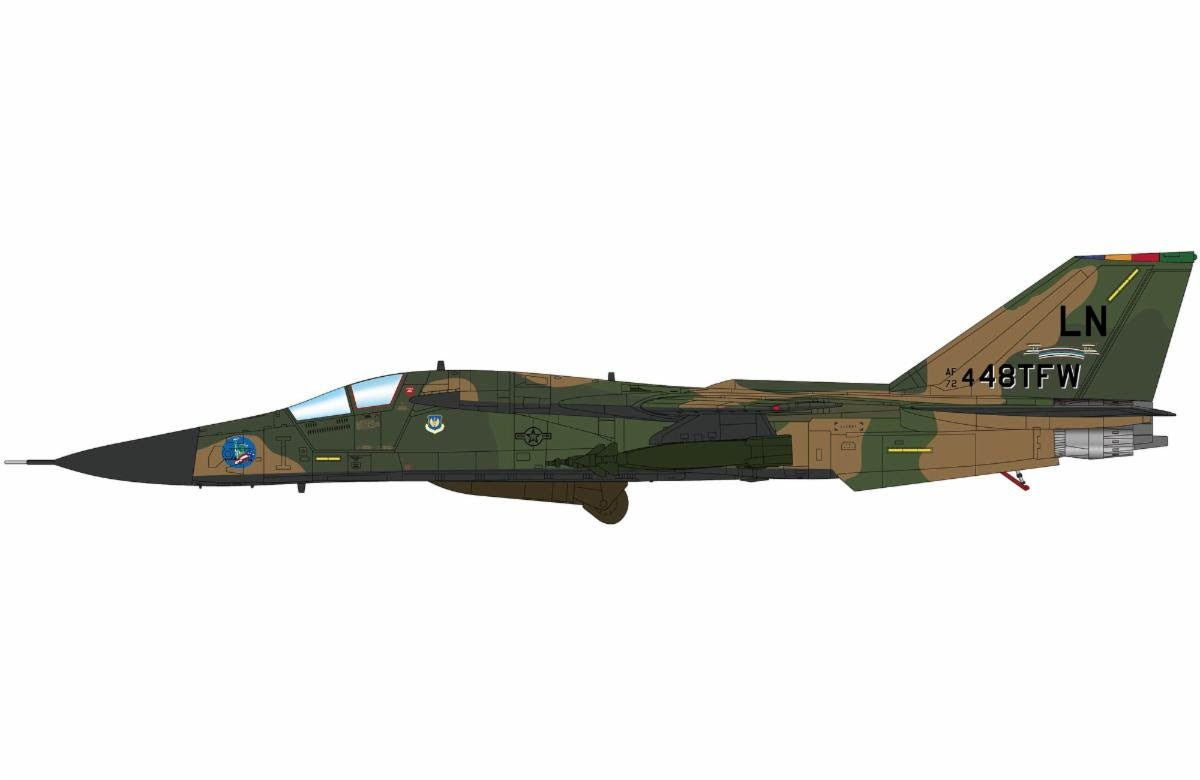 Pre-Order Hobby Master HA3037 1:72 F-111F "Aardvark" 72-1448, 48th TFW CO, August 1991