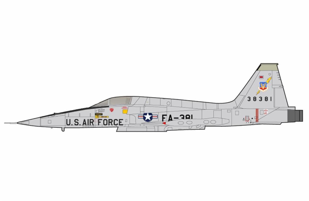 Pre - Order Hobby Master HA33007 1:72 F - 5A Freedom Fighter 38381, USAF, 1960s