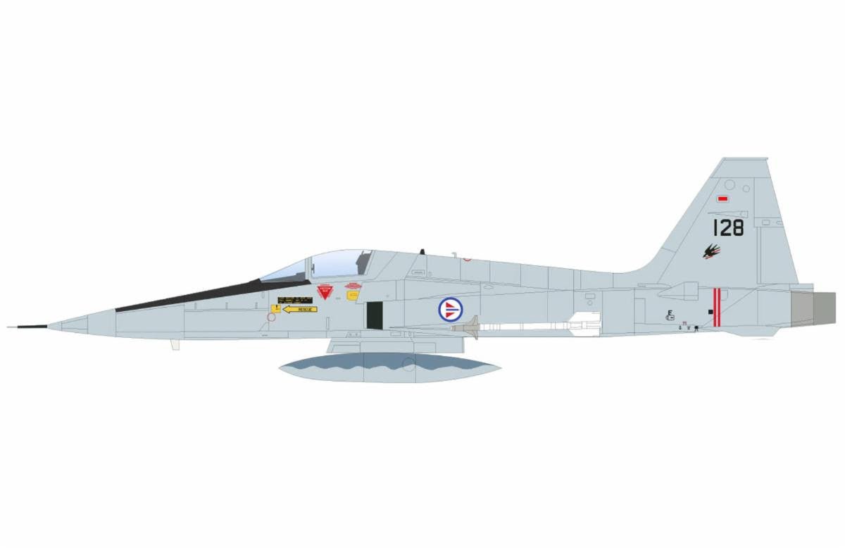 Pre - Order Hobby Master HA33014 1:72 F - 5A RNoAF 128, 336 Squadron, February 1998