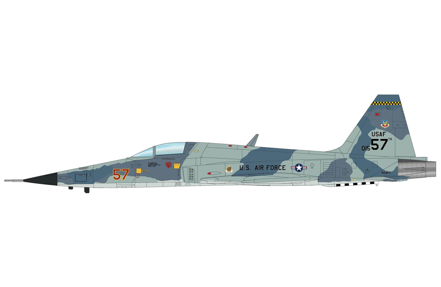 Pre - Order Hobby Master HA3387 1:72 F - 5E Aggressor 01557, Nellis AFB, April 2025