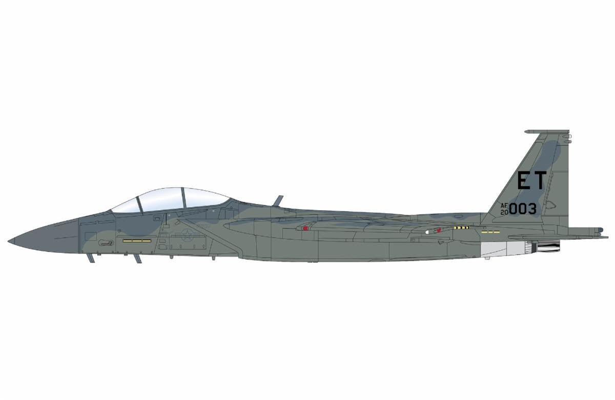 Pre - Order Hobby Master HA4568 1:72 F - 15EX Eagle II AF20 - 003, 96th Test Wing, Eglin AFB, Dec 2023 (w/16 x AIM - 120, 2 x AIM - 9)