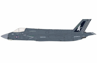 Pre - Order Hobby Master HA4625 1:72 F - 35B Lightning II 170533, VMFA - 533 "Hawks", 2025 (beast mode)