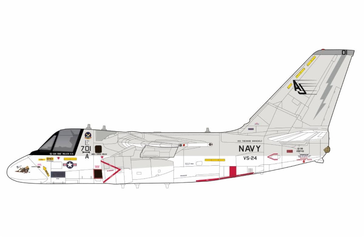 Pre - Order Hobby Master HA4914 1:72 S - 3B "Eyes of the Storm" 159743, VS - 24, 1991