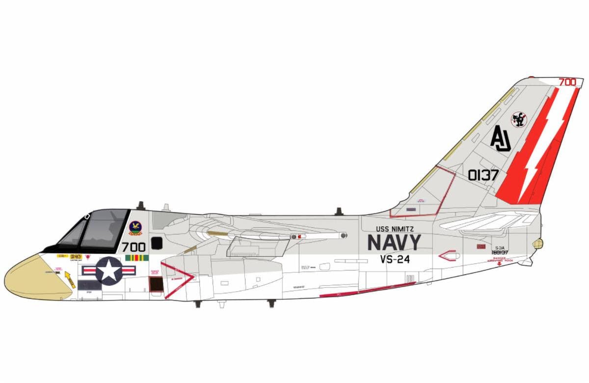 Pre-Order Hobby Master HA4915 1:72 S-3A Viking "Final Countdown" 160137, USS Nimitz, 1979