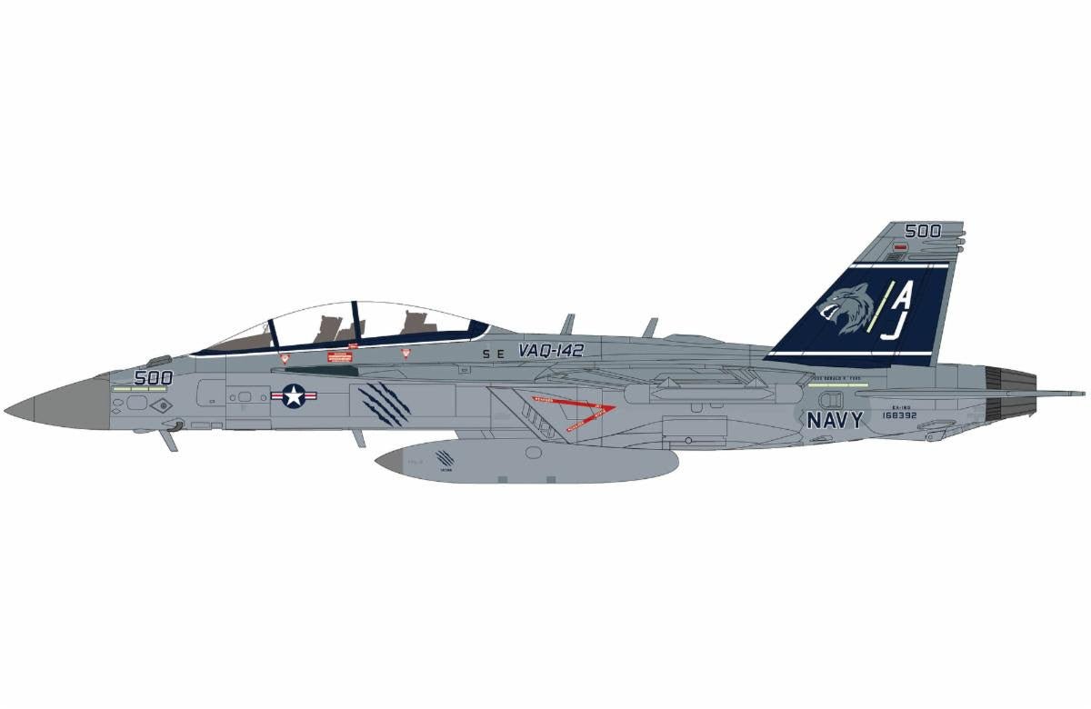 Pre-Order Hobby Master HA5163 1:72 EA-18G "Operation Epic Fury" 168392, VAQ-142, USS Gerald R. Ford