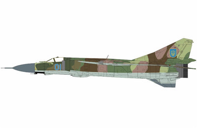 Pre-Order Hobby Master HA5317 1:72 MIG-23 MLD Flogger-K Blue 01, 894 VAP, Ukrainian Air Force, Sept 2000