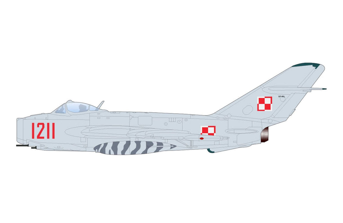 Pre-Order Hobby Master HA5919 1:72 Lim-5 (MiG-17F) 1211, Polish Air Force, 2026