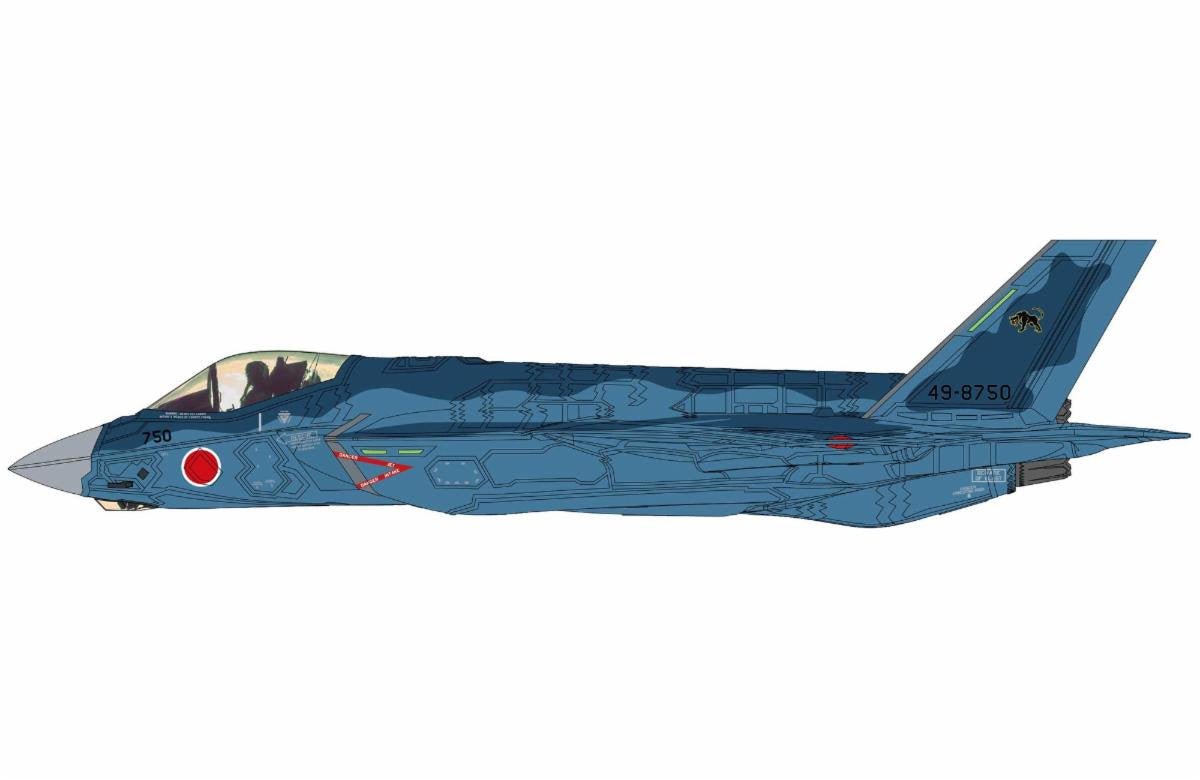Pre - Order Hobby Master HA6214 1:72 F - 35C JASDF (what if scheme) 49 - 8759, 8th Squadron, JASDF (w/ ASM - 3 missiles)