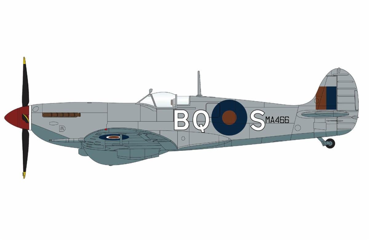 Pre - Order Hobby Master HA8328 1:48 Spitfire Mk Ixc MA466/BQ - S, No. 451 (RAAF) Sqn., Corsica, May 1944