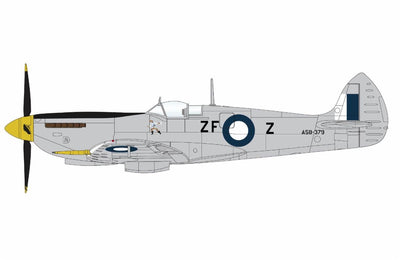 Pre - Order Hobby Master HA8329 1:48 Spitfire Mk. VIII A53 - 379, flown by F/L David Glaser, No. 549 Sqn., Strauss Airstrip, Sept 1944