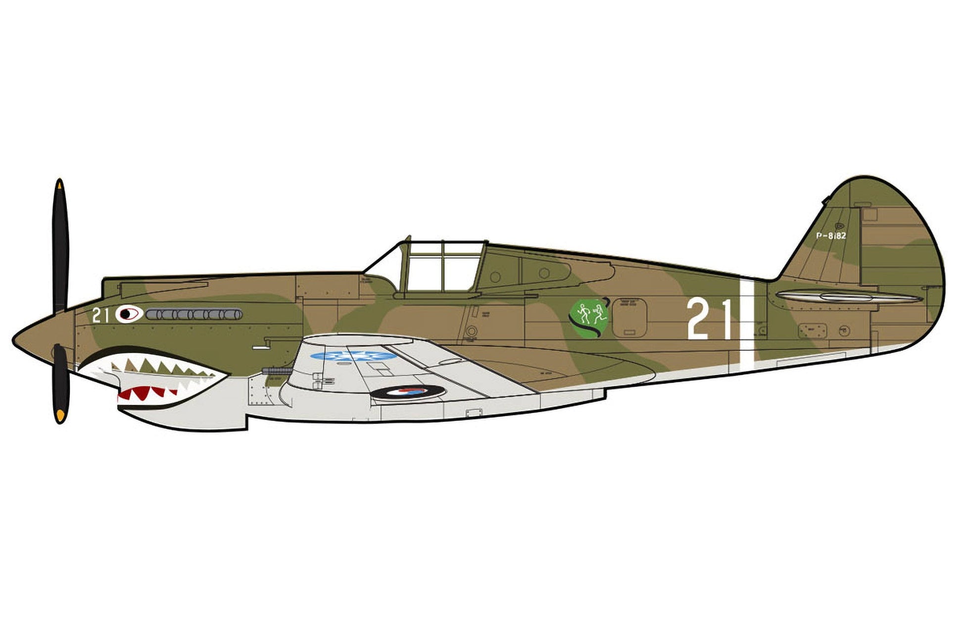 Pre - Order Hobby Master HA9209 1:48 Hawk 81A - 2 "AVG" No.21, flown by Greg Boyinton, 1st Pursuit Sqn., Jan 1942