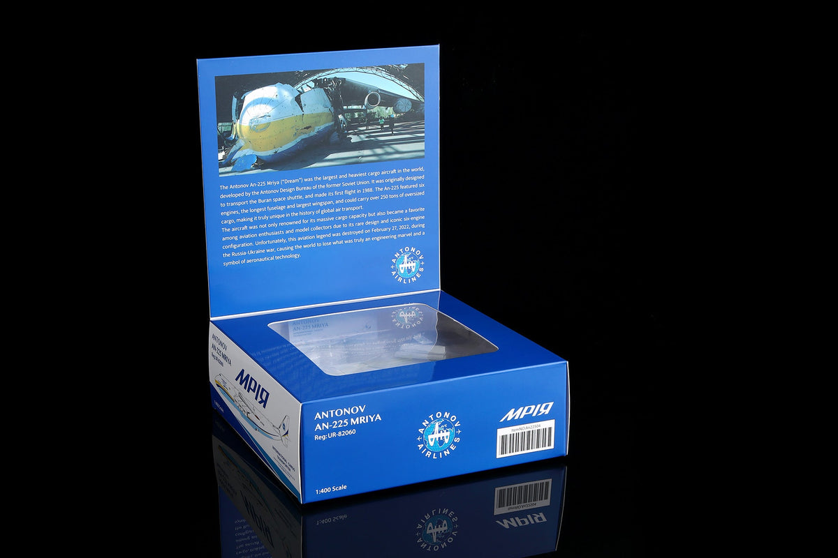 Pre-Order HX Models An22504 1:400 Antonov Airlines AN-225 Mriya UR-82060