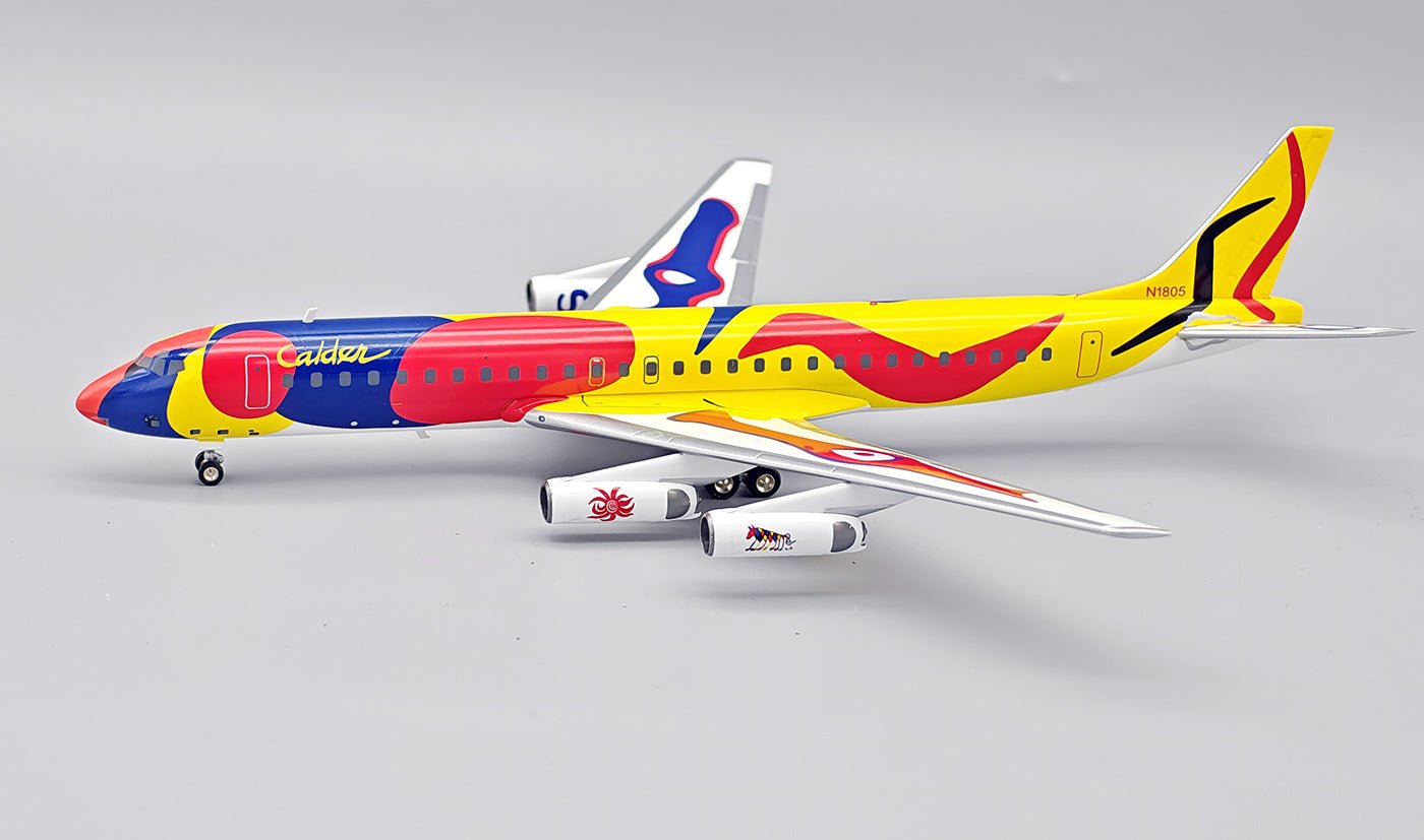 Pre - Order Inflight IF862BN1124 1:200 Braniff International Airways DC - 8 - 62 CALDER N1805