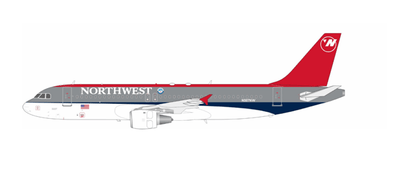 Pre - Order InFlight200 320 - 327 1:200 Northwest Airlines Airbus A320 - 211
