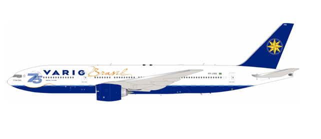 Pre - Order InFlight200 772 - VRB 1:200 Varig Boeing 777 - 2Q8/ER PP - VRB