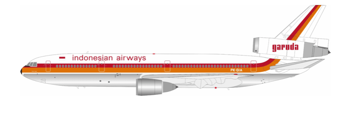 Pre-Order InFlight200 IF103GA0626P 1:200 Garuda - Indonesian Airways McDonnell Douglas DC-10-30 PK-GIA