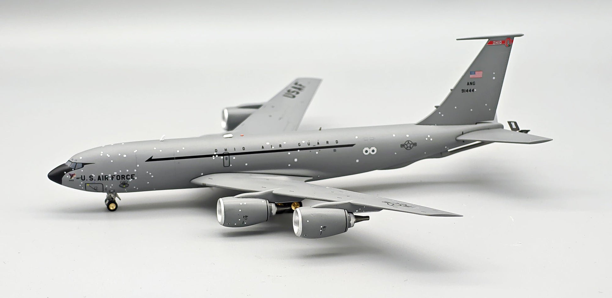 Pre - Order InFlight200 IF135USAF444 1:200 Boeing KC - 135R Stratotanker Ohio ANG 121st ARW (717 - 148) 59 - 1444 “Battle Scarred Edition”