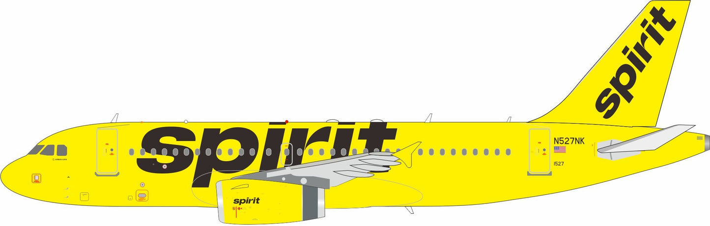 Pre-Order InFlight200 IF319NK1026 1:200 Spirit Airlines Airbus A319-132 N527NK