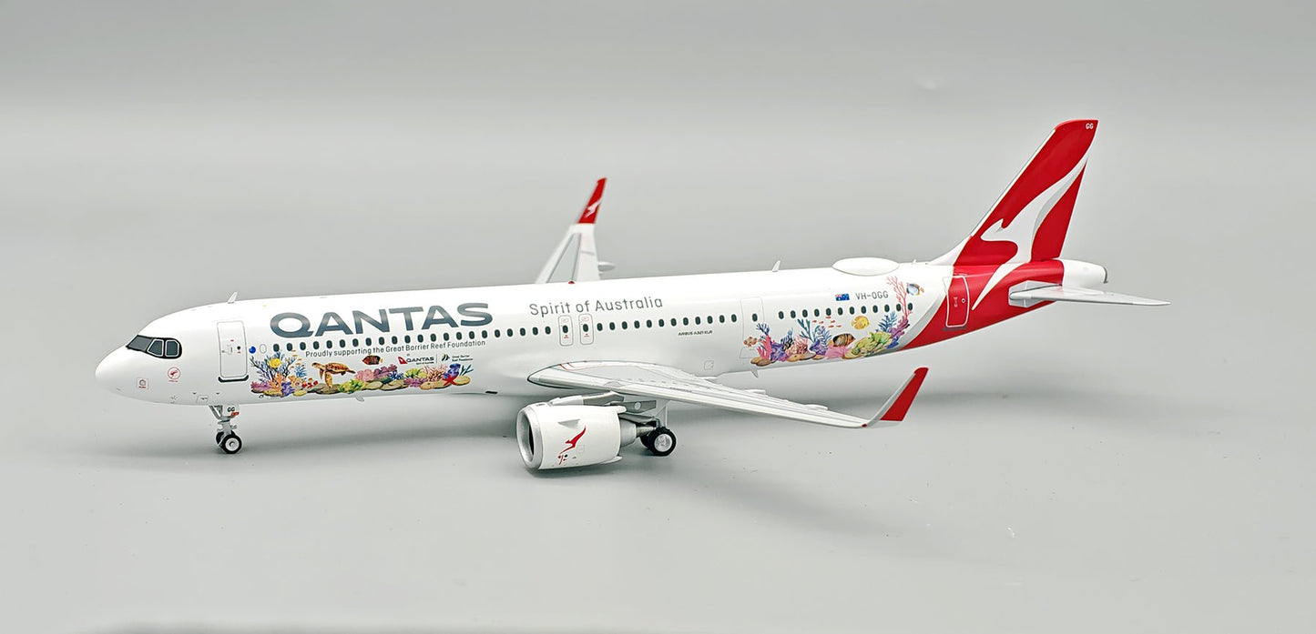 Pre-Order InFlight200 IF321QF0126 1:200 QANTAS A321NXLR VH-OGG GREAT BARRIER REEF