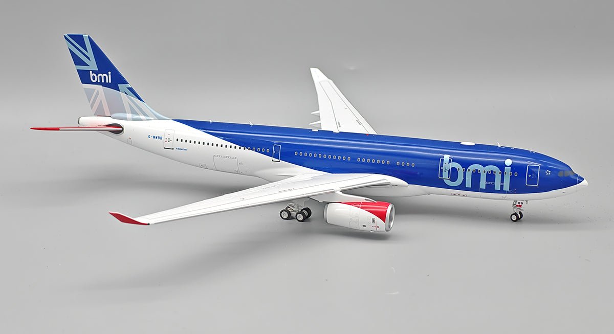 Pre - Order InFlight200 IF332BM1225 1:200 BMI British Midland Airbus A330 - 243 G - WWBB
