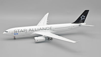 Pre - Order InFlight200 IF332BMWBD 1:200 Star Alliance (BMI British Midland) Airbus A330 - 243 G - WWBD