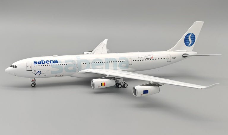 InFlight200 IF342SB1124R 1:200 Sabena Airbus A340 - 211 OO - SCW 75 year LOGO