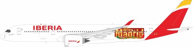 Pre - Order InFlight200 IF359IB0426 1:200 Iberia Airbus A350 - 941 EC - NIG