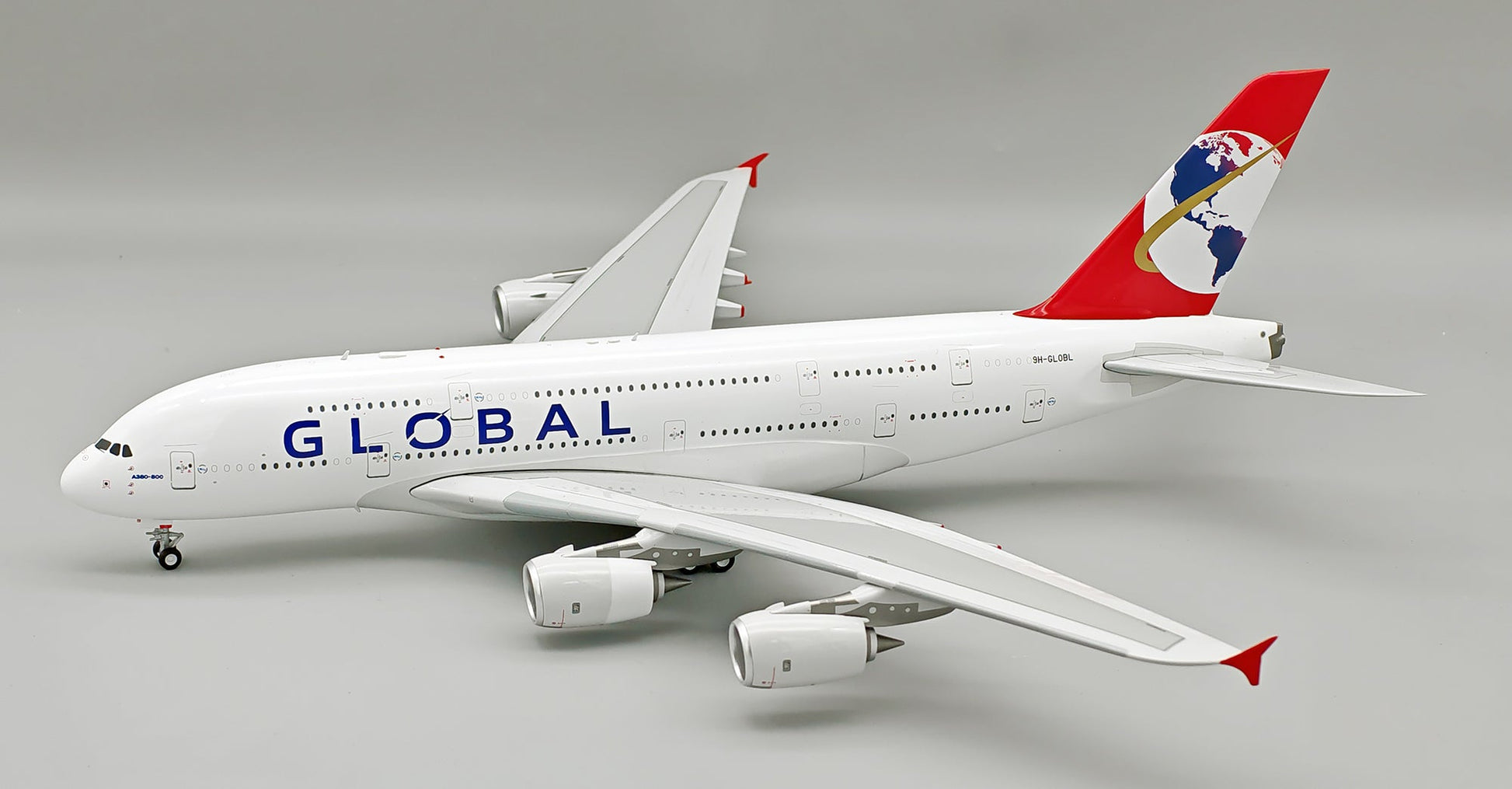 Pre-Order InFlight200 IF3803L0726 1:200 Global Airlines (Hi Fly Malta) Airbus A380-841 9H-GLOBL