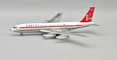 Pre - Order InFlight200 IF701QF1125P 1:200 Qantas Boeing 707 - 100 VH - EBM 'City of Launceston' Polished