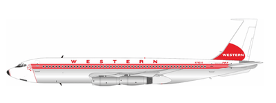 Pre - Order InFlight200 IF701WA0724P 1:200 Western Airlines Boeing 707 - 139 N74614