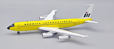 Pre - Order InFlight200 IF702BN0925 1:200 Braniff International Boeing 707 - 227 Super Jet N7073 – Lemon