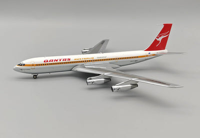 Pre - Order InFlight200 IF707QF0125P 1:200 Qantas Boeing 707 - 338C VH - EAG LAST FLIGHT QANTAS Polished