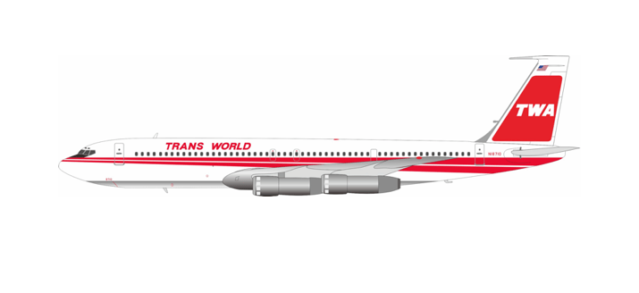 InFlight200 IF707TW0625 1:200 Trans World Airlines – Boeing 707 – MTS ...