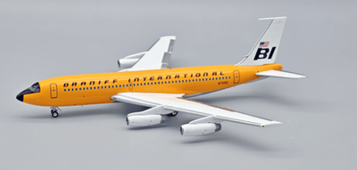 Pre - Order InFlight200 IF720BN0925 1:200 Boeing 720 - 027 Super Jet BRANIFF 720 N7080 – Orange