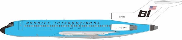 Pre - Order InFlight200 IF721BN0626 1:200 BRANIFF 727 - 27C N7272 – New Medium Blue