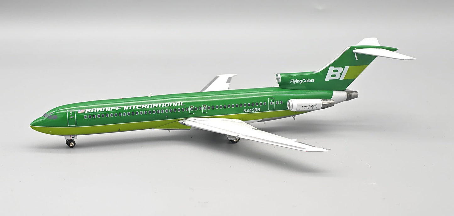 Pre-Order InFlight200 IF722BI0526 1:200 Braniff International Airways Boeing 727-227/Adv N443BN