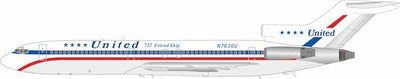 Pre - Order InFlight200 IF722UA0426 1:200 United Airlines Boeing 727 - 222 N7630U