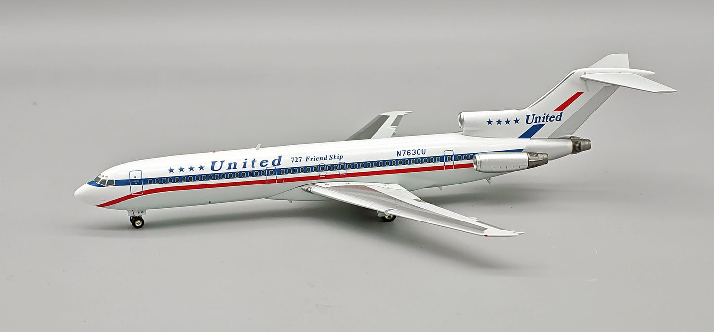 Pre - Order InFlight200 IF722UA0426 1:200 United Airlines Boeing 727 - 222 N7630U