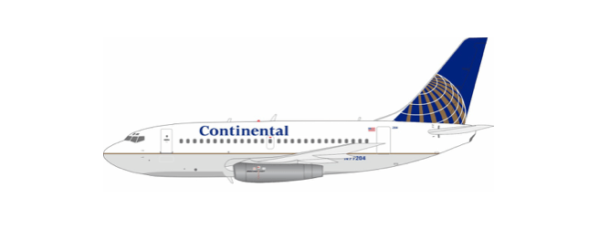 InFlight200 IF731CO1125 1:200 Continental Airlines Boeing 737-130 – MTS ...