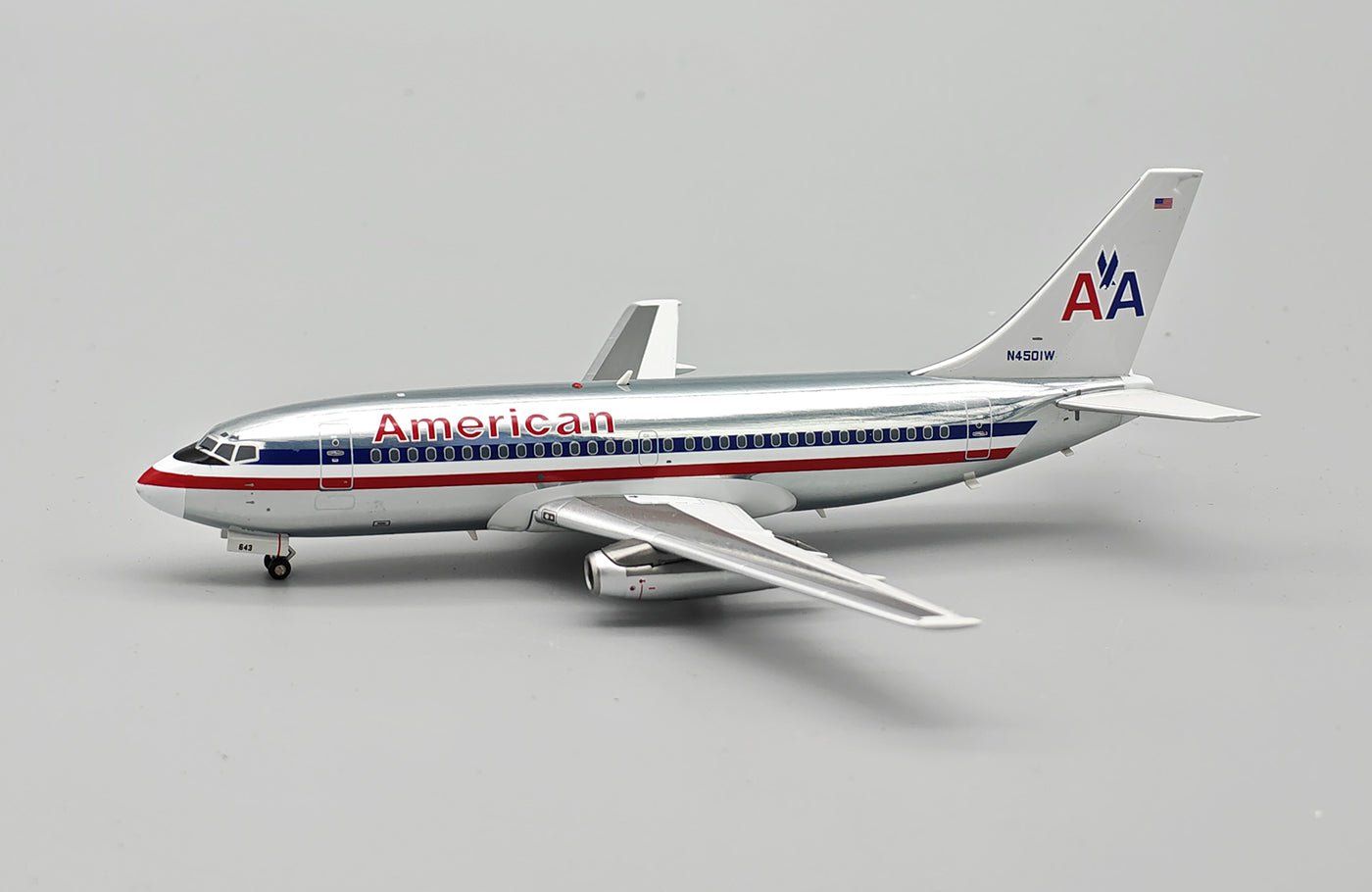 Pre - Order InFlight200 IF732AA0925P 1:200 American Airlines Boeing 737 - 247 N4501W Polished