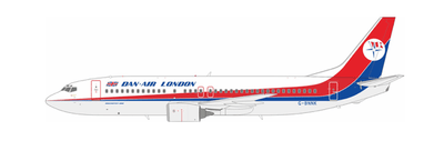 Pre - Order InFlight200 IF734DA0524 1:200 Dan - Air London Boeing 737 - 4Q8 G - BNNK