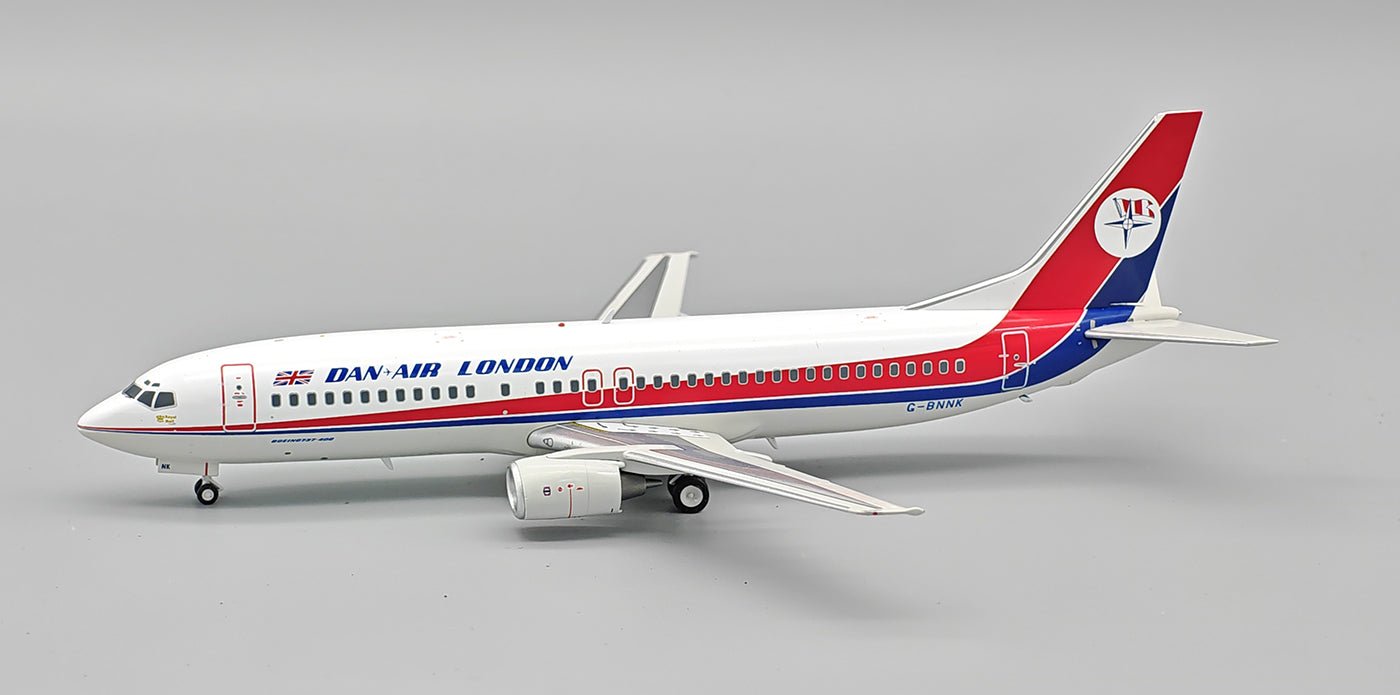 Pre - Order InFlight200 IF734DA0524 1:200 Dan - Air London Boeing 737 - 4Q8 G - BNNK