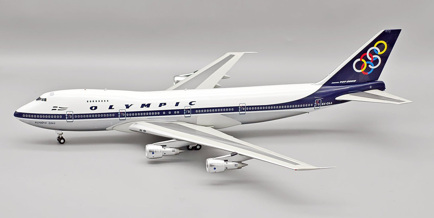 Pre-Order InFlight200 IF742OA0526P 1:200 Olympic Airways Boeing 747-284B SX-OAA Polished