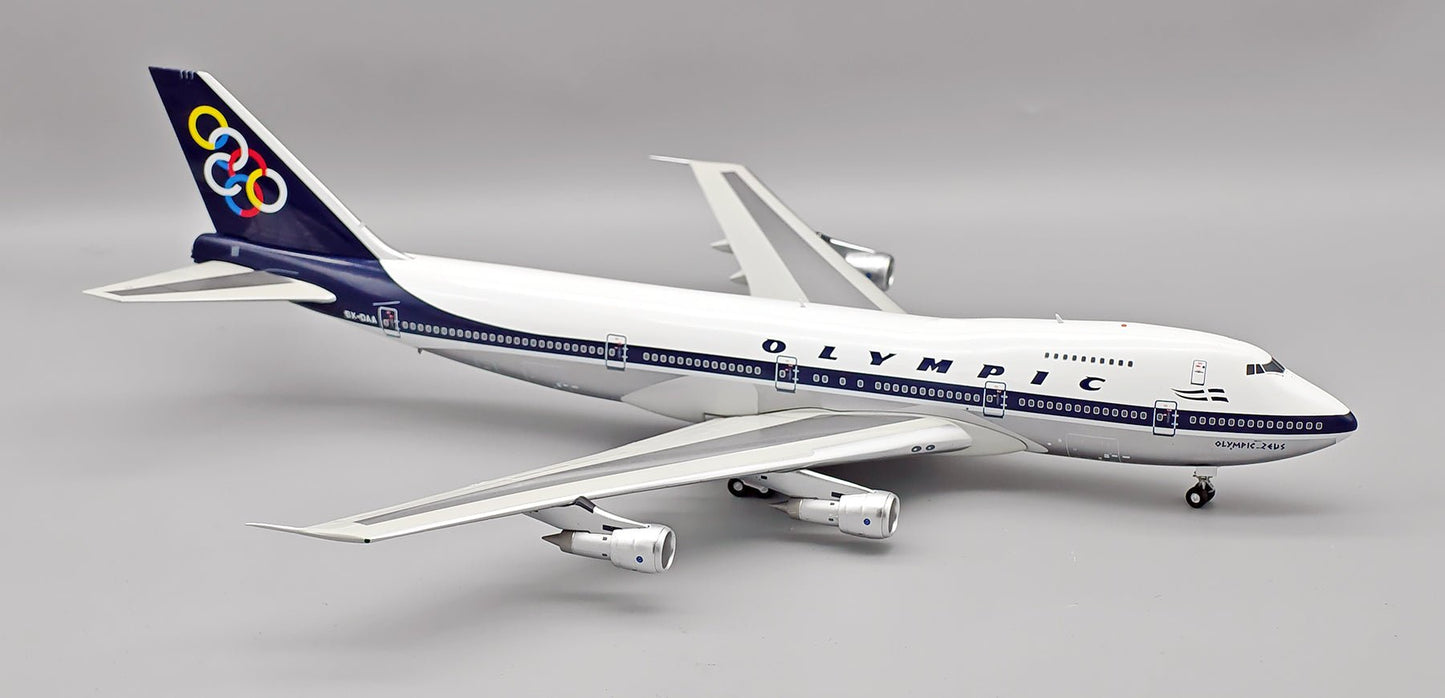 Pre-Order InFlight200 IF742OA0526P 1:200 Olympic Airways Boeing 747-284B SX-OAA Polished