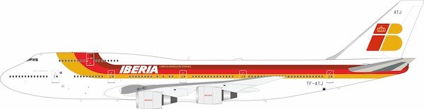 Pre - Order InFlight200 IF743IB0426 1:200 Iberia B747 - 300 TF - ATJ (Air Atlanta) magnetic