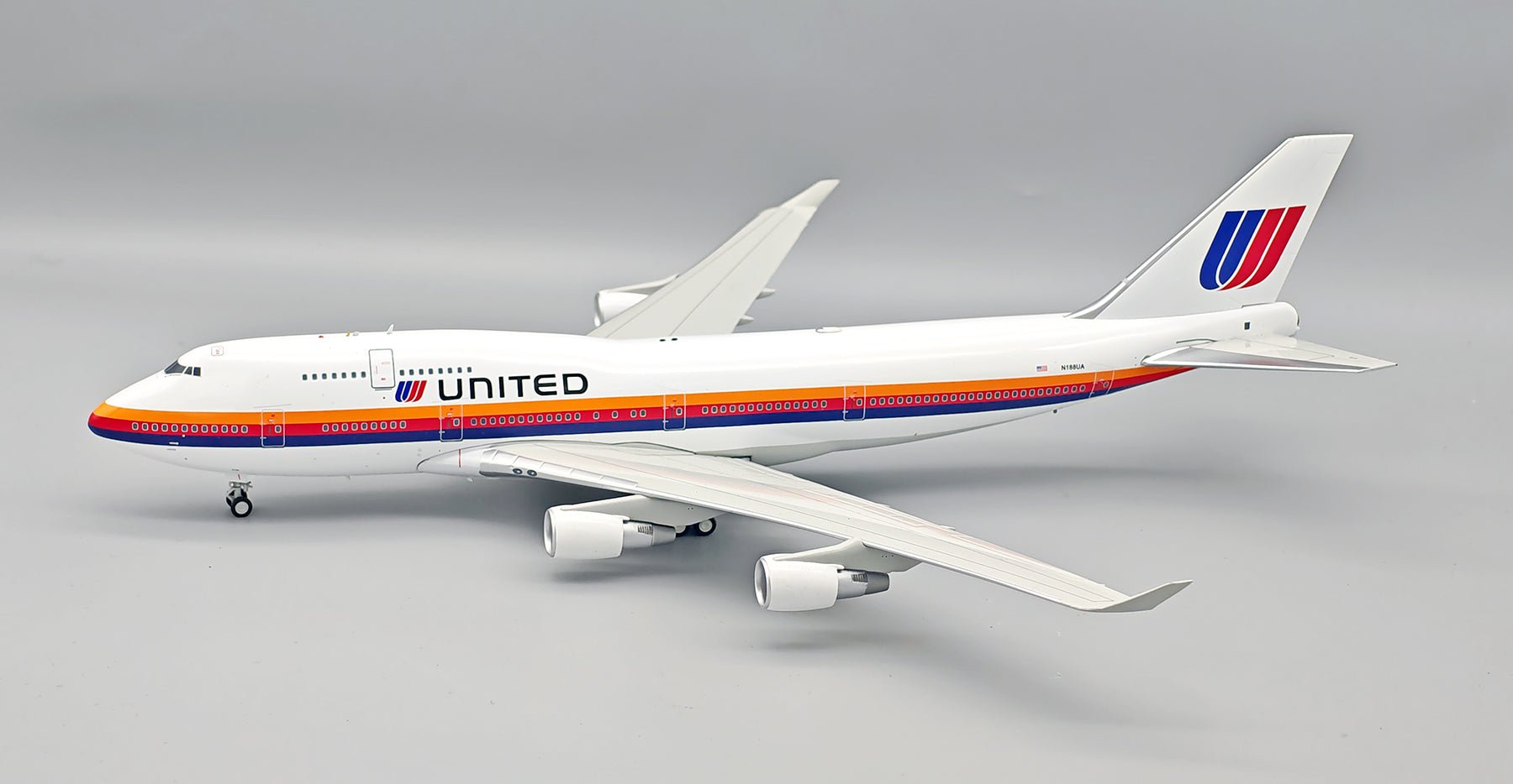 Pre-Order InFlight200 IF744UA0526 1:200 United Airlines Boeing 747-422 N188UA
