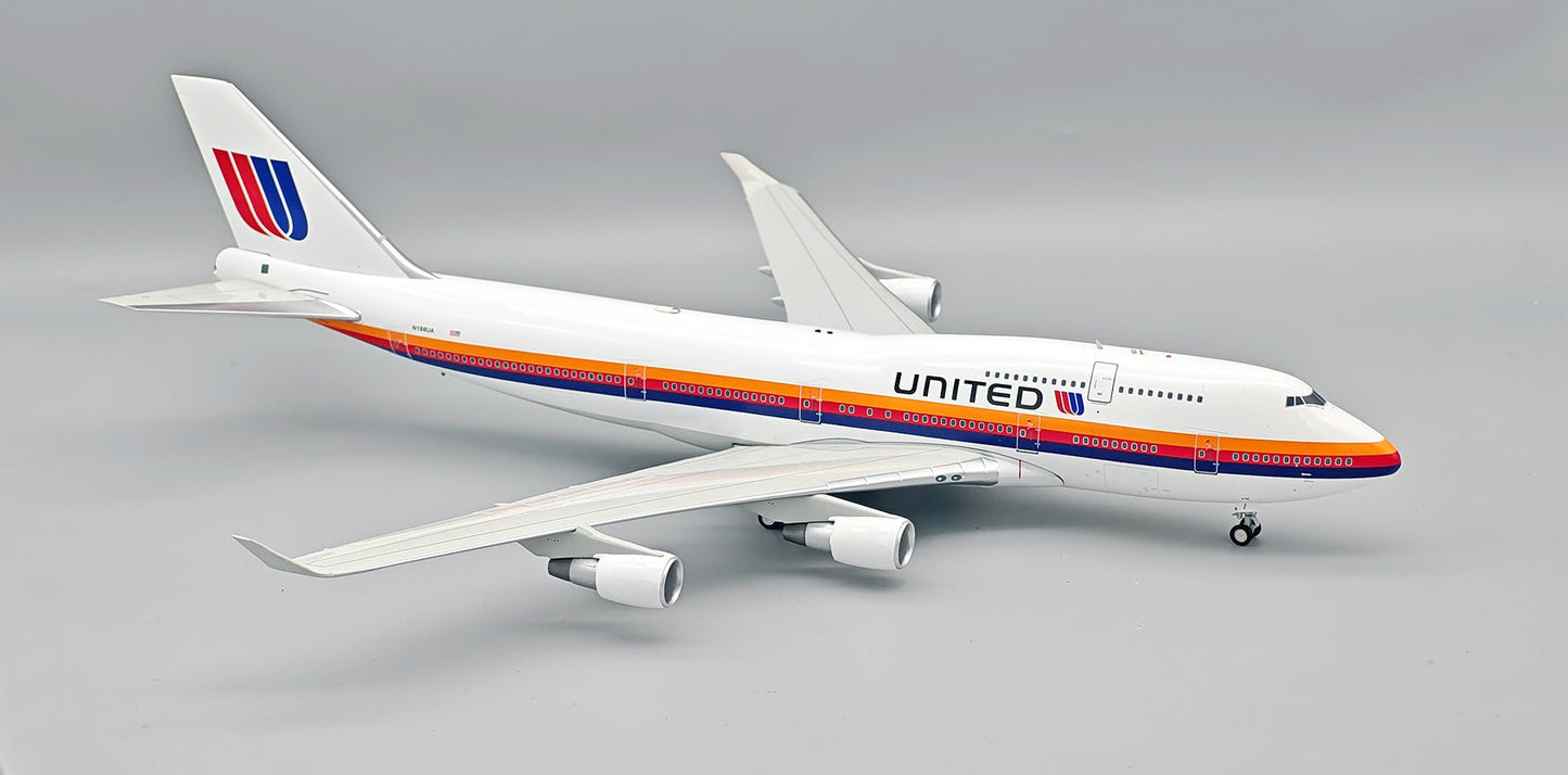 Pre-Order InFlight200 IF744UA0526 1:200 United Airlines Boeing 747-422 N188UA