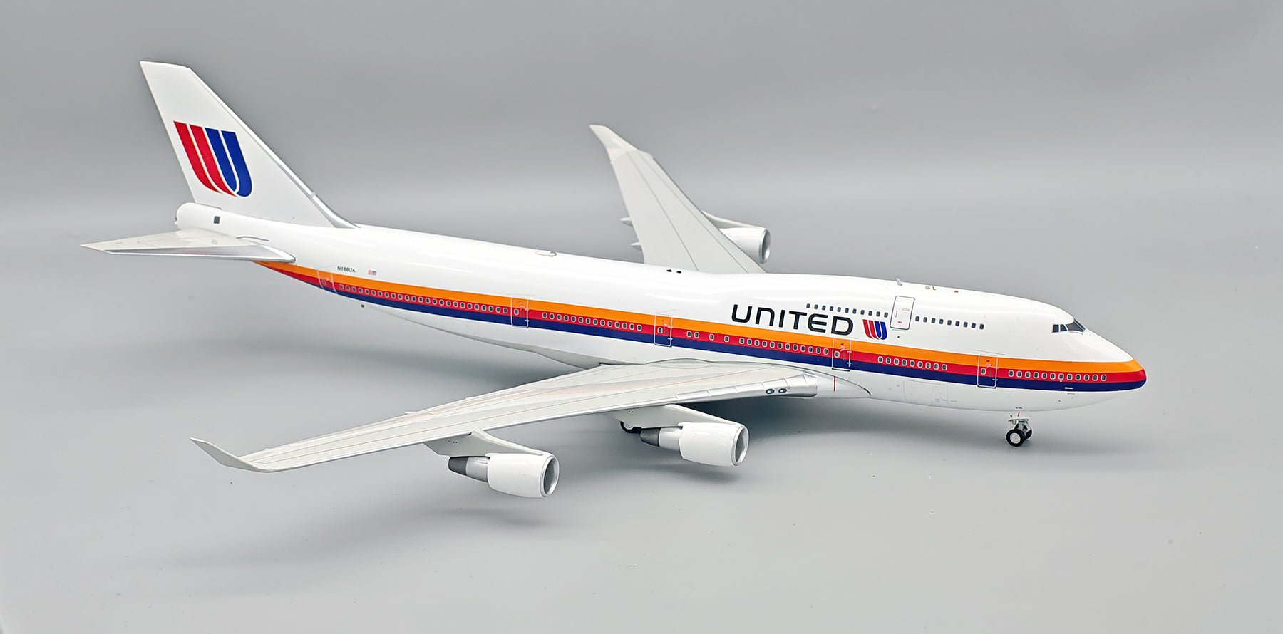 Pre-Order InFlight200 IF744UA0526 1:200 United Airlines Boeing 747-422 N188UA