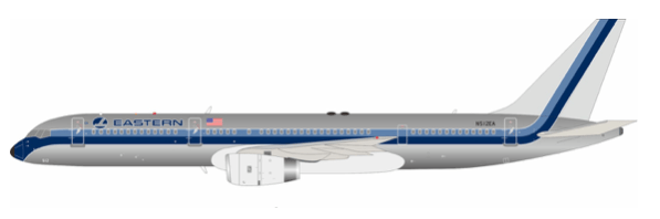 Pre - Order InFlight200 IF752EA0825P 1:200 Eastern Air Lines Boeing 757 - 225 N512EA Polished